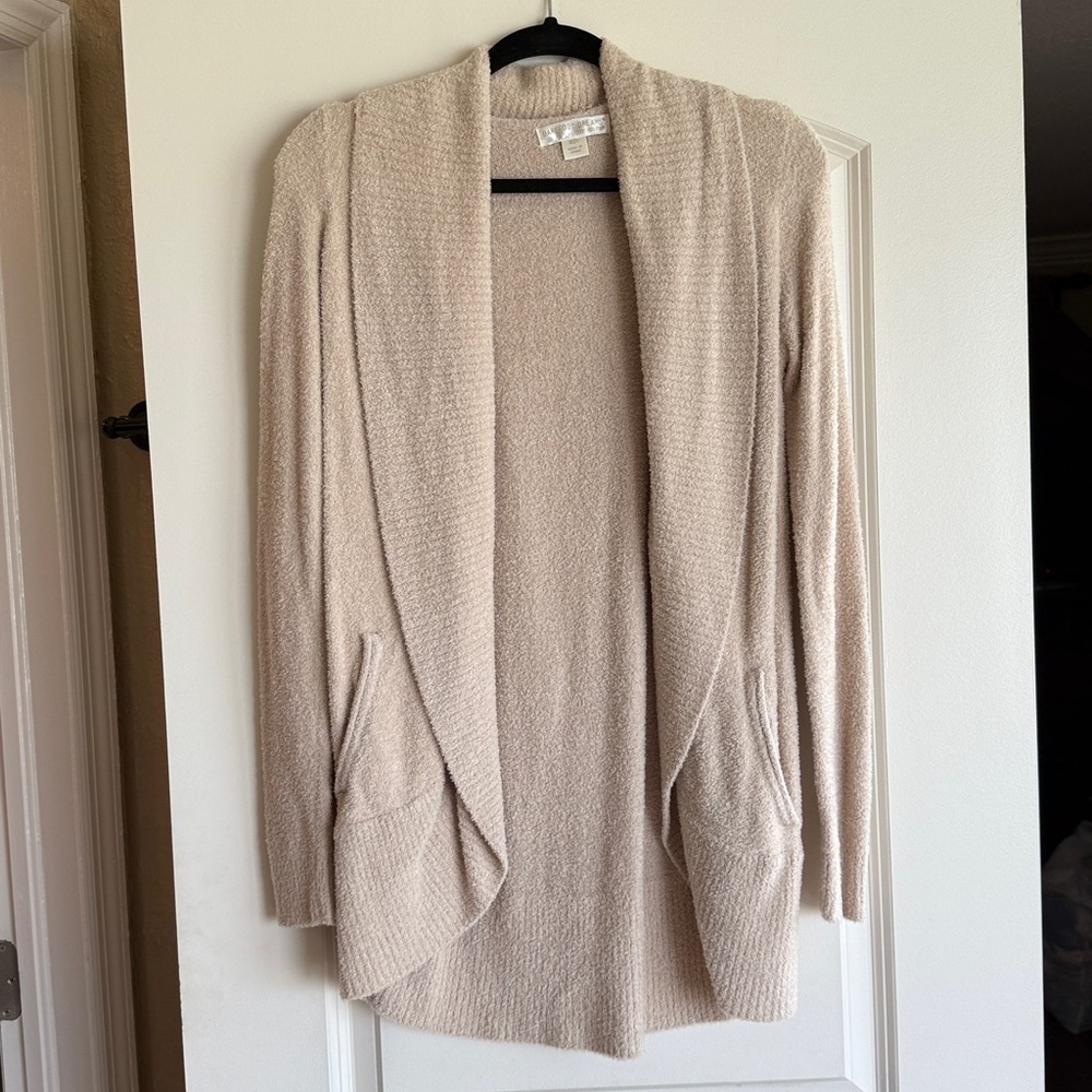 Barefoot Dreams Cozy Tan Cardigan